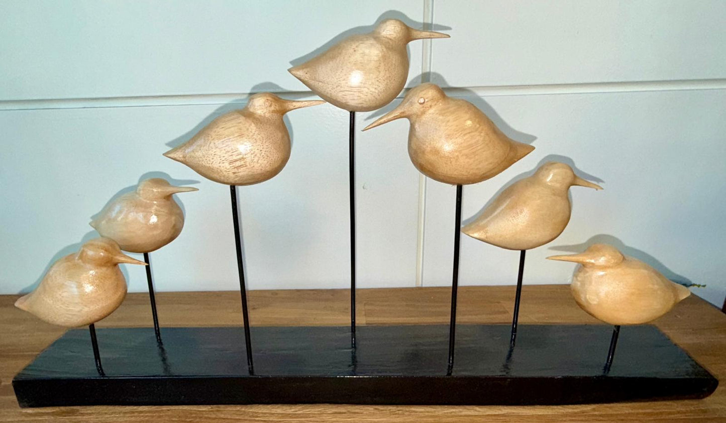 Pájaros de Madera de Albasia