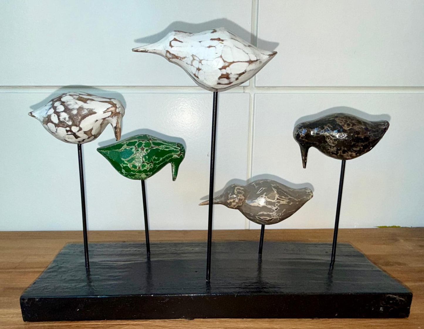 Pájaros de Madera de Albasia